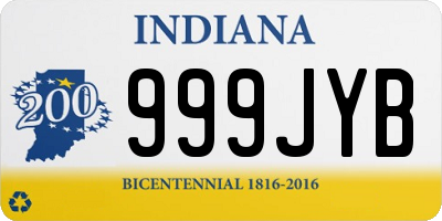 IN license plate 999JYB