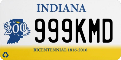 IN license plate 999KMD