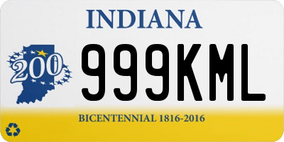 IN license plate 999KML