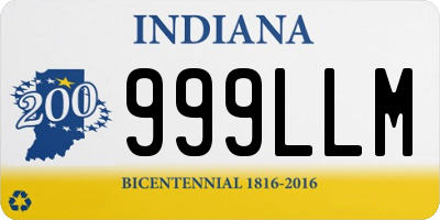 IN license plate 999LLM