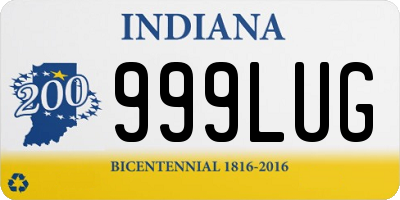 IN license plate 999LUG