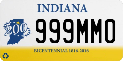 IN license plate 999MMO