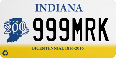 IN license plate 999MRK