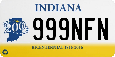 IN license plate 999NFN