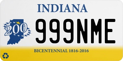 IN license plate 999NME