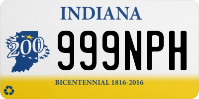 IN license plate 999NPH