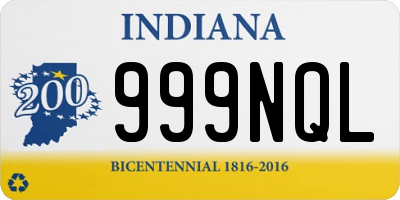 IN license plate 999NQL