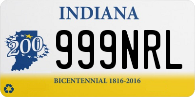 IN license plate 999NRL