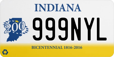 IN license plate 999NYL