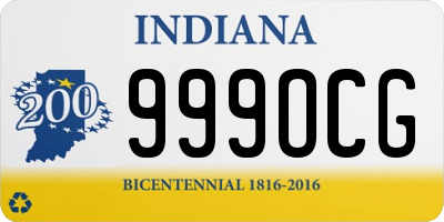 IN license plate 999OCG