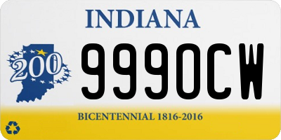 IN license plate 999OCW