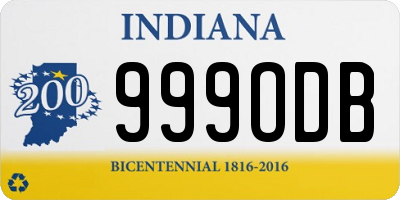 IN license plate 999ODB