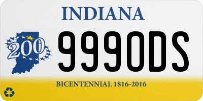 IN license plate 999ODS