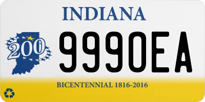 IN license plate 999OEA