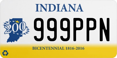 IN license plate 999PPN