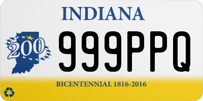 IN license plate 999PPQ