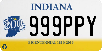 IN license plate 999PPY