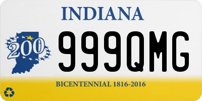 IN license plate 999QMG
