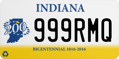 IN license plate 999RMQ