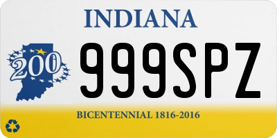 IN license plate 999SPZ