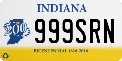 IN license plate 999SRN