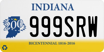 IN license plate 999SRW