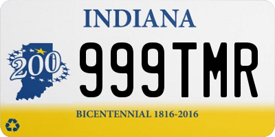 IN license plate 999TMR