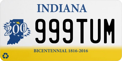 IN license plate 999TUM