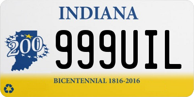 IN license plate 999UIL