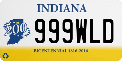 IN license plate 999WLD