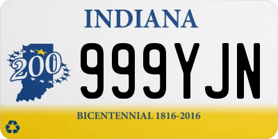 IN license plate 999YJN