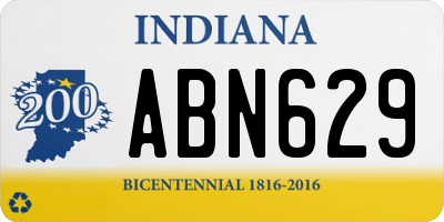 IN license plate ABN629