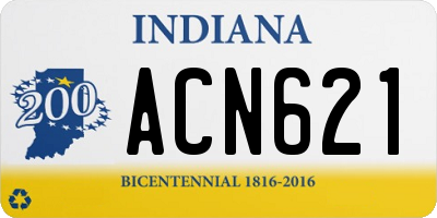 IN license plate ACN621