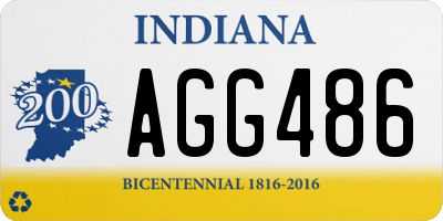 IN license plate AGG486