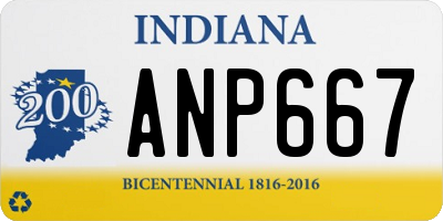 IN license plate ANP667