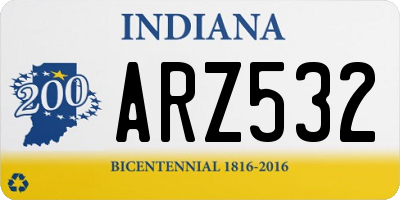 IN license plate ARZ532