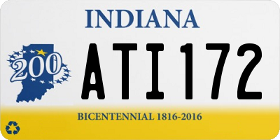 IN license plate ATI172