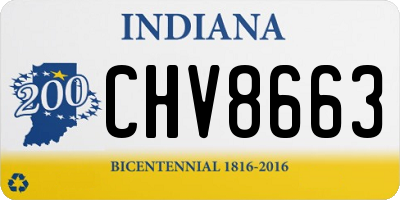 IN license plate CHV8663