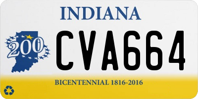 IN license plate CVA664