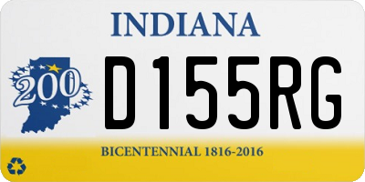 IN license plate D155RG