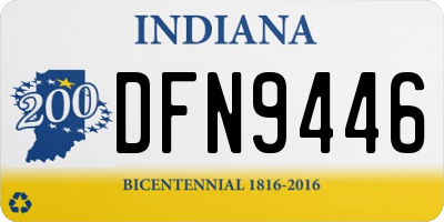 IN license plate DFN9446