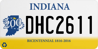 IN license plate DHC2611