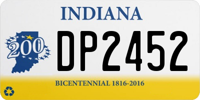 IN license plate DP2452