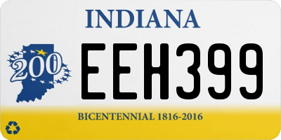 IN license plate EEH399