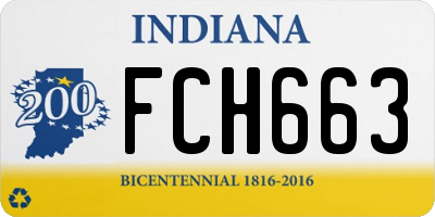 IN license plate FCH663