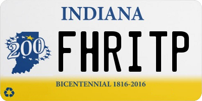 IN license plate FHRITP