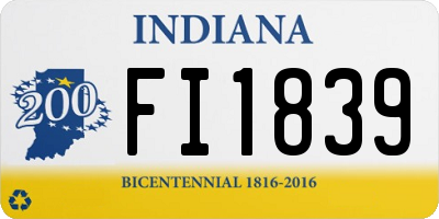 IN license plate FI1839