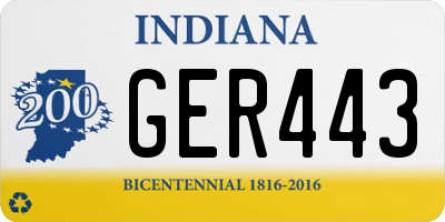 IN license plate GER443