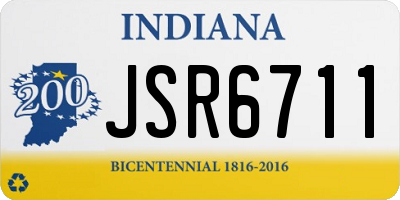 IN license plate JSR6711