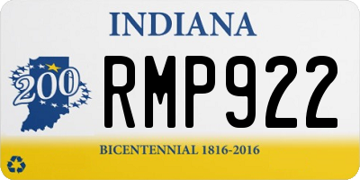 IN license plate RMP922